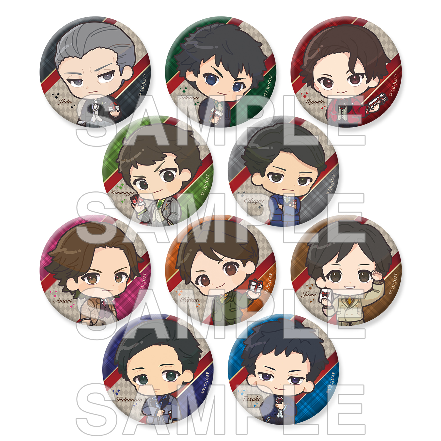 トレーディング缶バッジ Anime 10th anniversary ver.MINI(全10種)