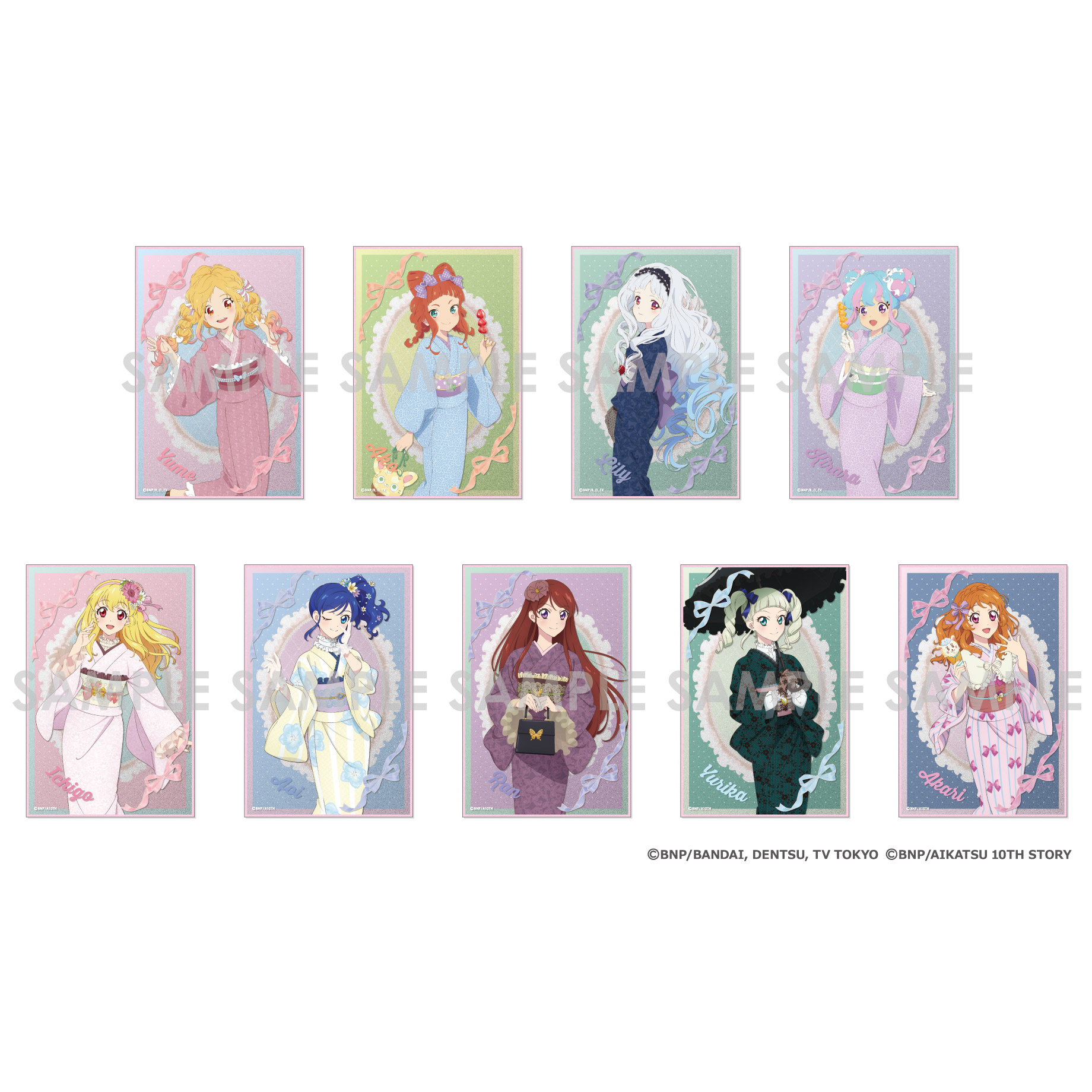 アイカツ！シリーズ アクリル色紙～Romantic～(9種)
