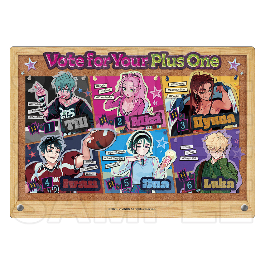 アクリルパネル／Find your Plus One!
