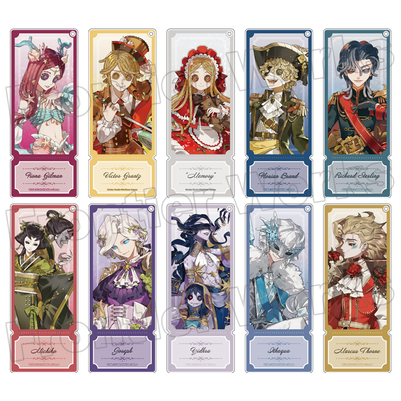 Sweet Tale Tea Time トレーディングチケット風アクリルキーホルダー(全10種)