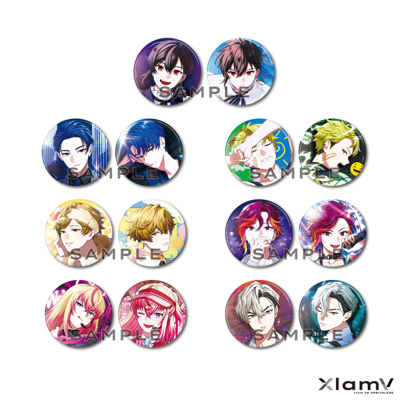 缶バッジ2個セット ソロ楽曲(7種)