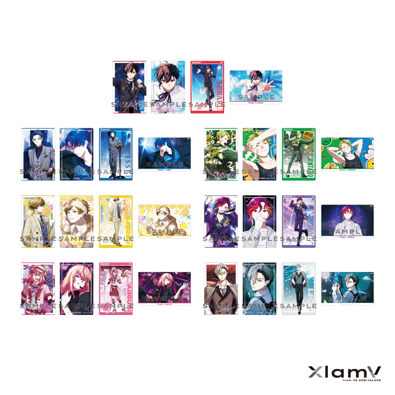 クリアカードセット4枚セット ソロ楽曲(7種)